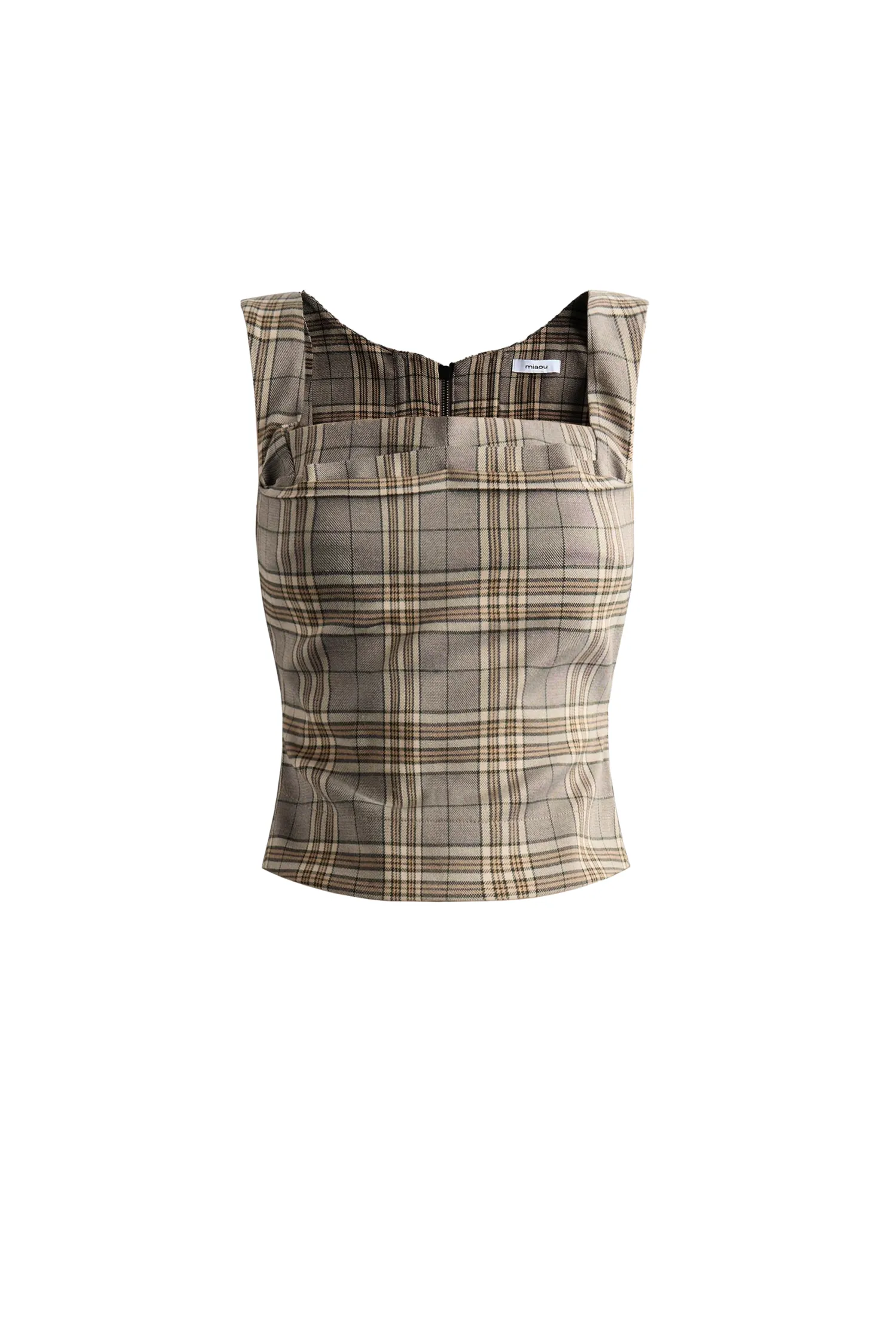 Tapered Side Panels IMOGENE CORSET - PLAID