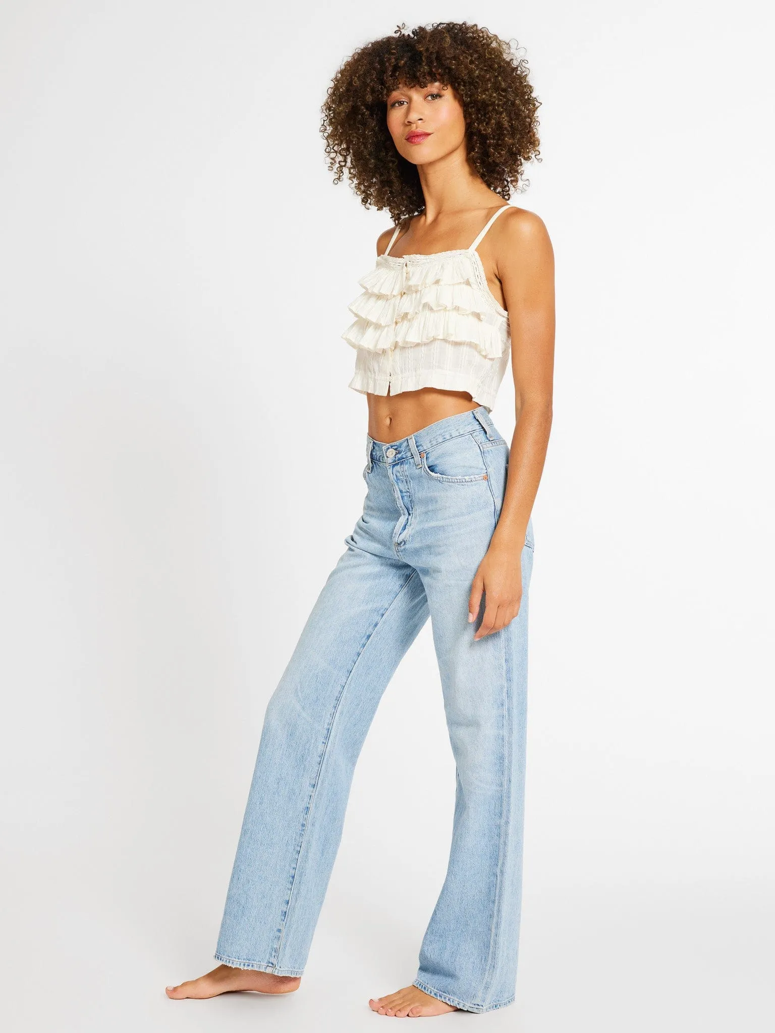 Patti Top in Casablanca Oversized Silhouette