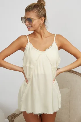 IP7245 | CUT EDGE DETAIL TANK TOP Unstructured Silhouette