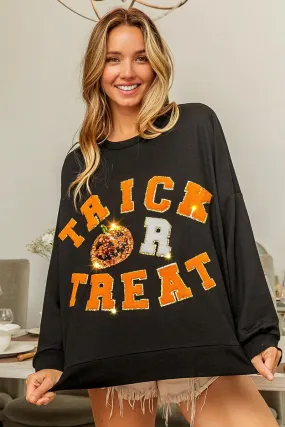 Layered Cuff System IP8321G-05 | HALLOWEEN TRICK OR TREAT SWEATSHIRT