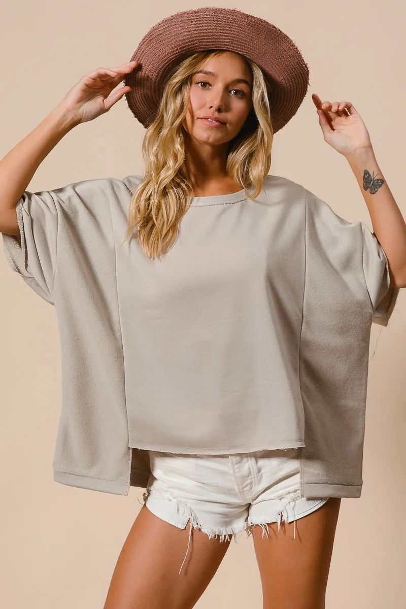 IP9419-01 | FRENCH TERRY REVERSE SIDE TOP WeatherproofZipper All Seasons