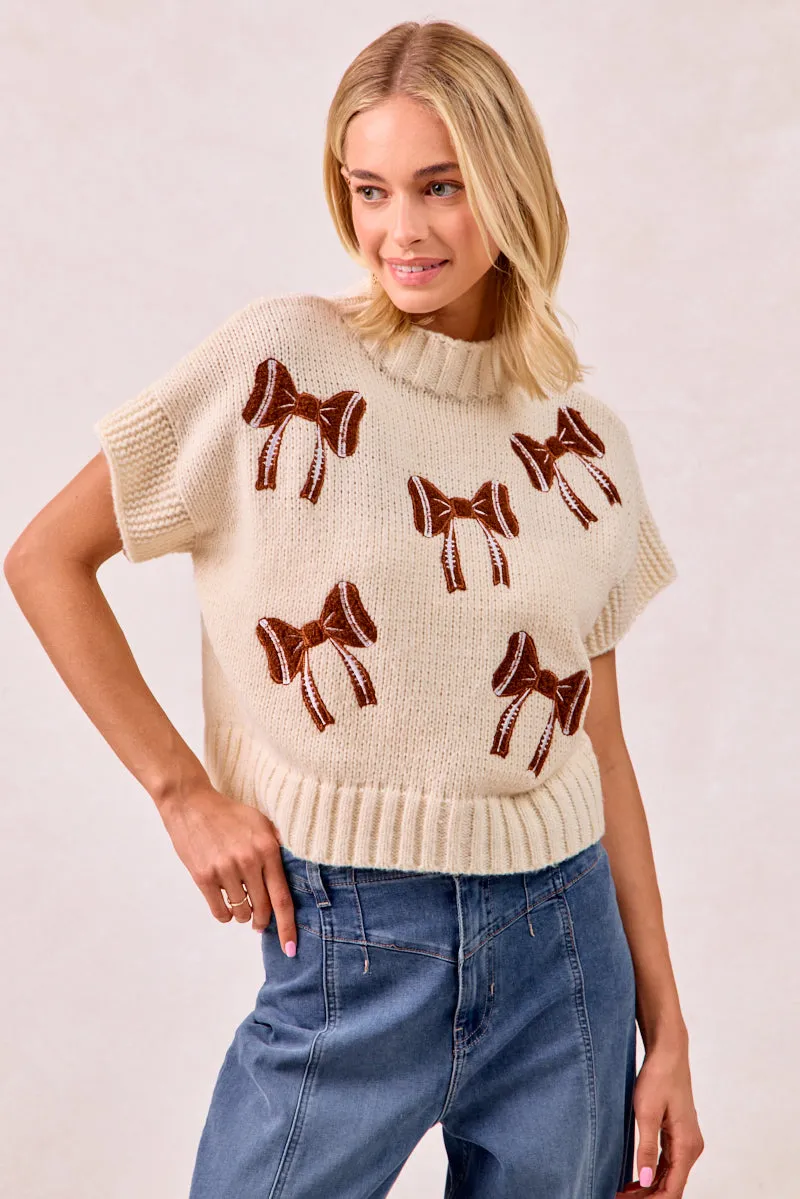 IT1388K-31 | GAMEDAY THEME FOOTBALL RIBBON PATCHED TOP WideNeckOpening FlatlockSeams