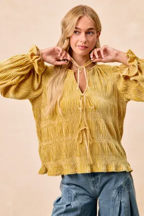 IT4450H-06 | CHRISTMAS THEME VELVET BOW TIED TOP WITH NECK DROP Light Reflective Logos