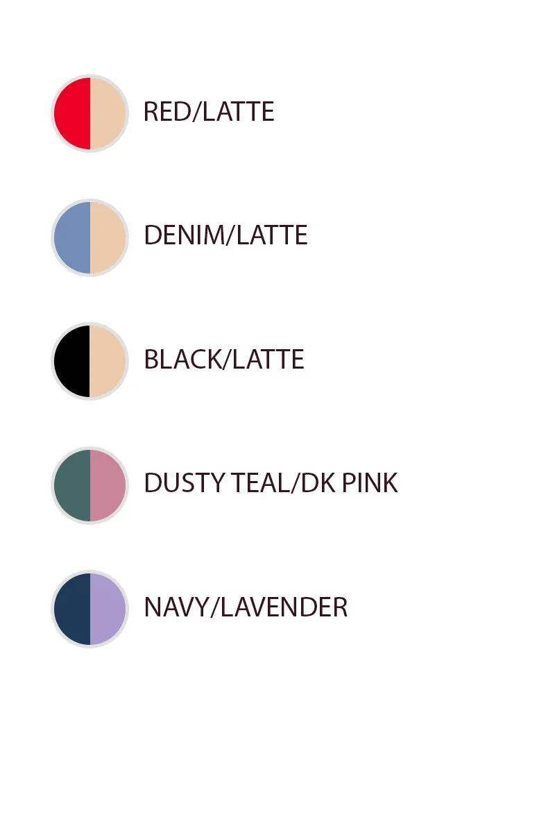 MultiPocket Design IT4858S-01 | STRIPE KNIT BUTTONED COLLAR TOP