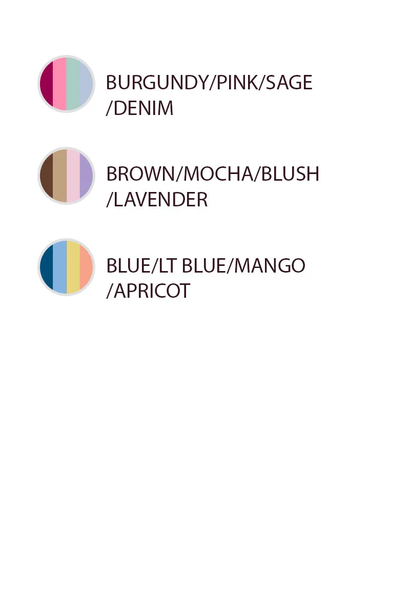 IT4879-01 | COLOR BLOCK SWEATER KNIT TOP All Season Performance Weave