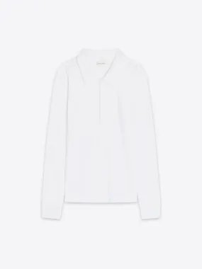 LayeredNeckline Jersey polo shirt