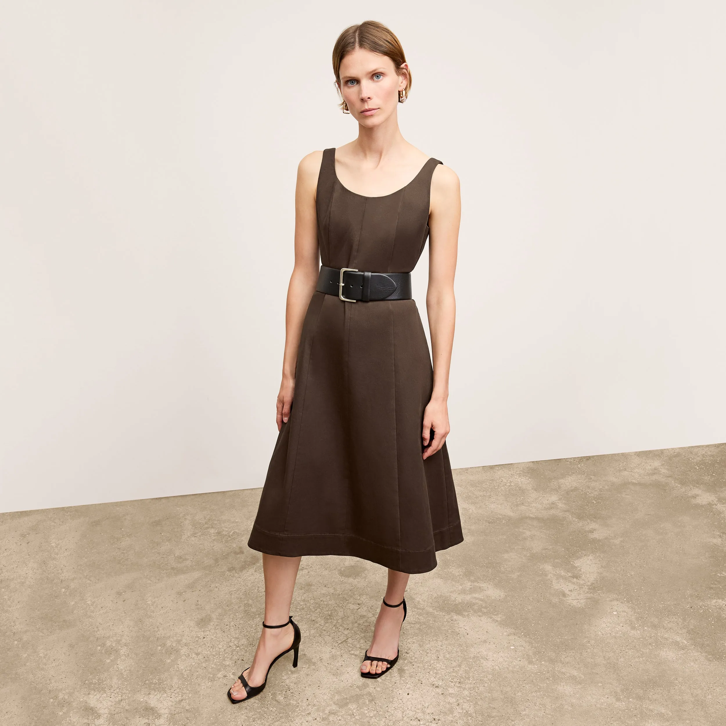 Jess Dress - Stretch Chino :: Date SoftTouch Lining Long Sleeve Polo YarnBlend