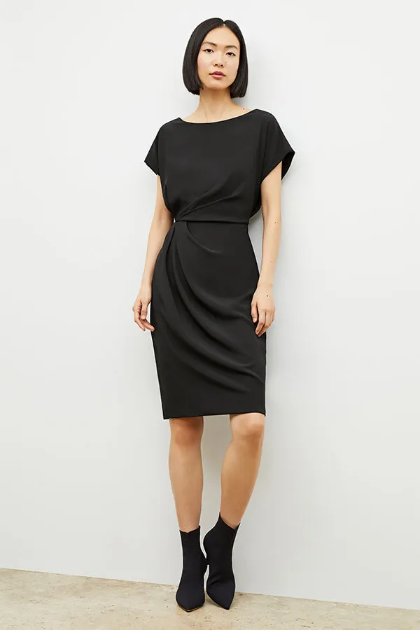 Jillian Dress - Eco Heavy Soft Wave :: Black Breathable mesh AntiOdorTechnology