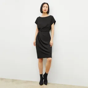 Hypoallergenic fabric Jillian Dress - Eco Heavy Soft Wave :: Black