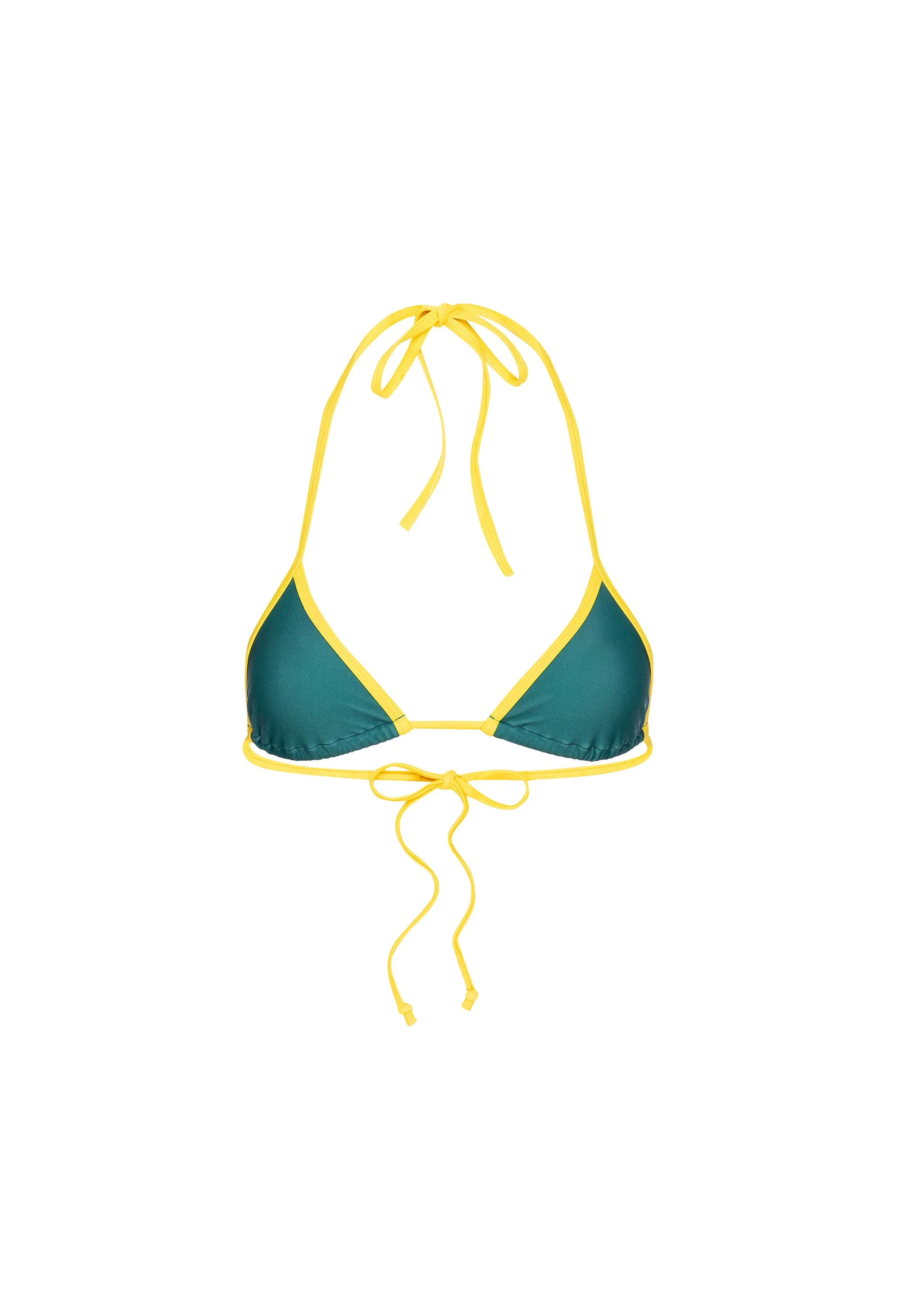 JO BIKINI TOP - PINE colorfast High Elasticity Seamless