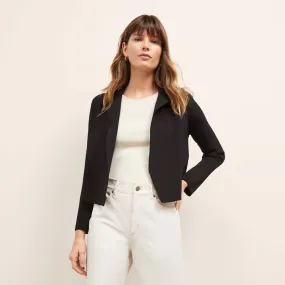 FadeResistant Finish DoubleStitching Jolie Lapel Jardigan :: Black