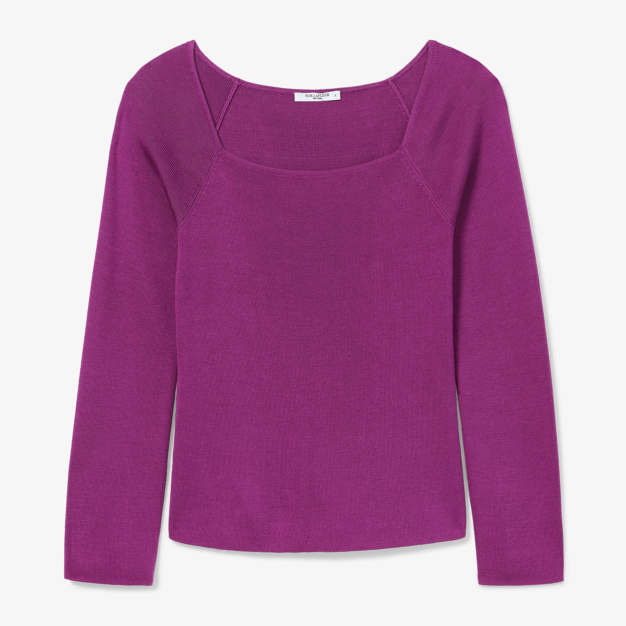 Modular Layering System Joya Top - Silk Jersey :: Purple Jasper