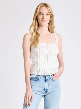 HighDurabilityWeave Keira Top in White