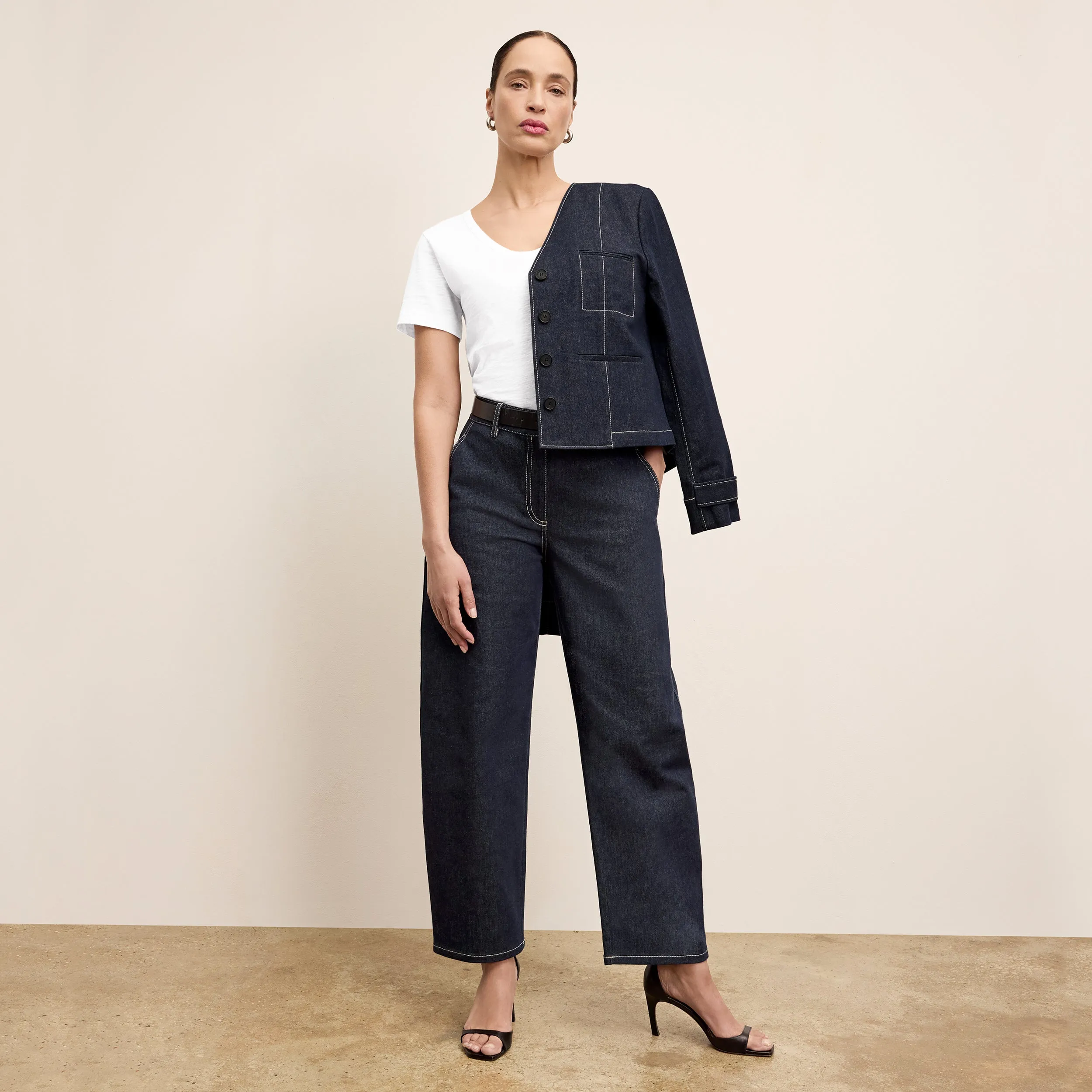 Anti Odor Treatment WaterRepellent Coating Kenya T-Shirt - Organic Cotton Slub :: White