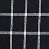 Comfy Layer Anti Pill Finish Kick Flare Foster Pant - PowerStretch Plaid :: Black/White
