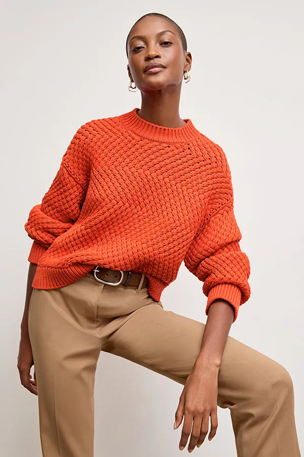 Kiki Crewneck Sweater :: Valencia Cozy Mood EcoConscious Production