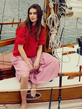 Kitty Pullover in Red Relaxed Look Timeless Cut