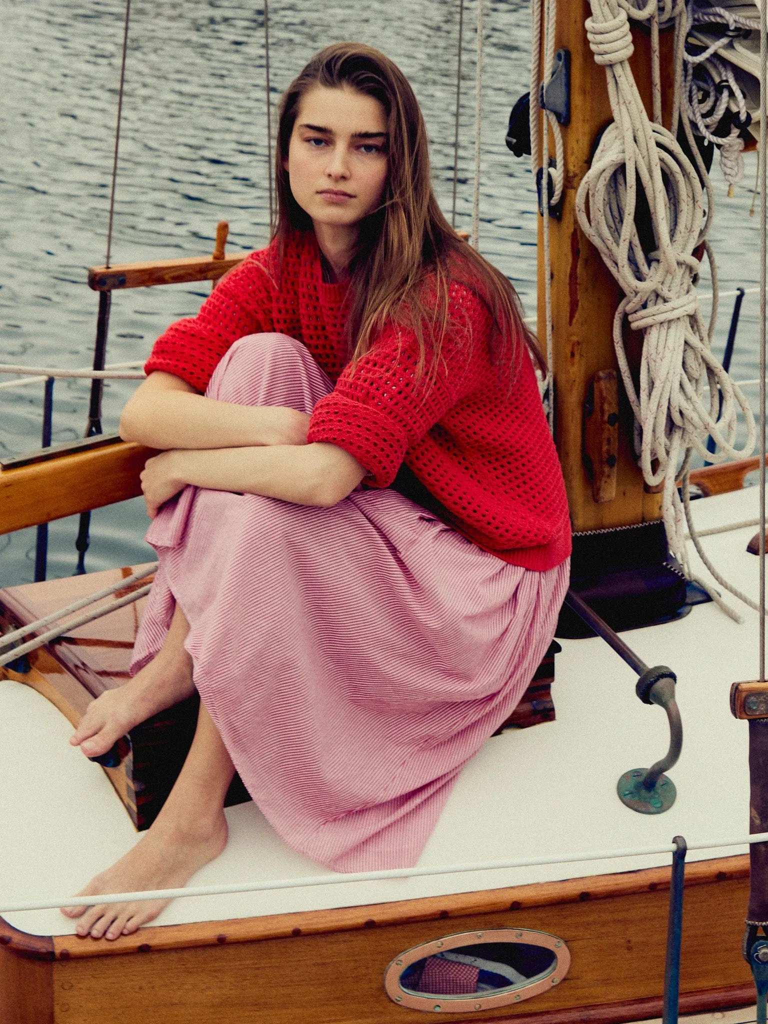 Kitty Pullover in Red AntiOdor NonFade Dye