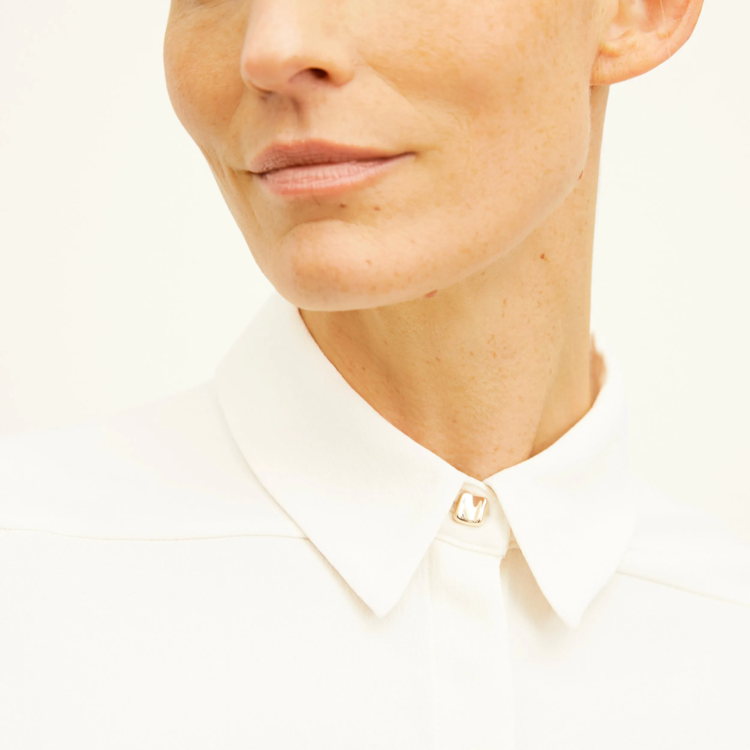 Lagarde Shirt - Eco Soft Wave :: Ivory DoubleStitched Construction