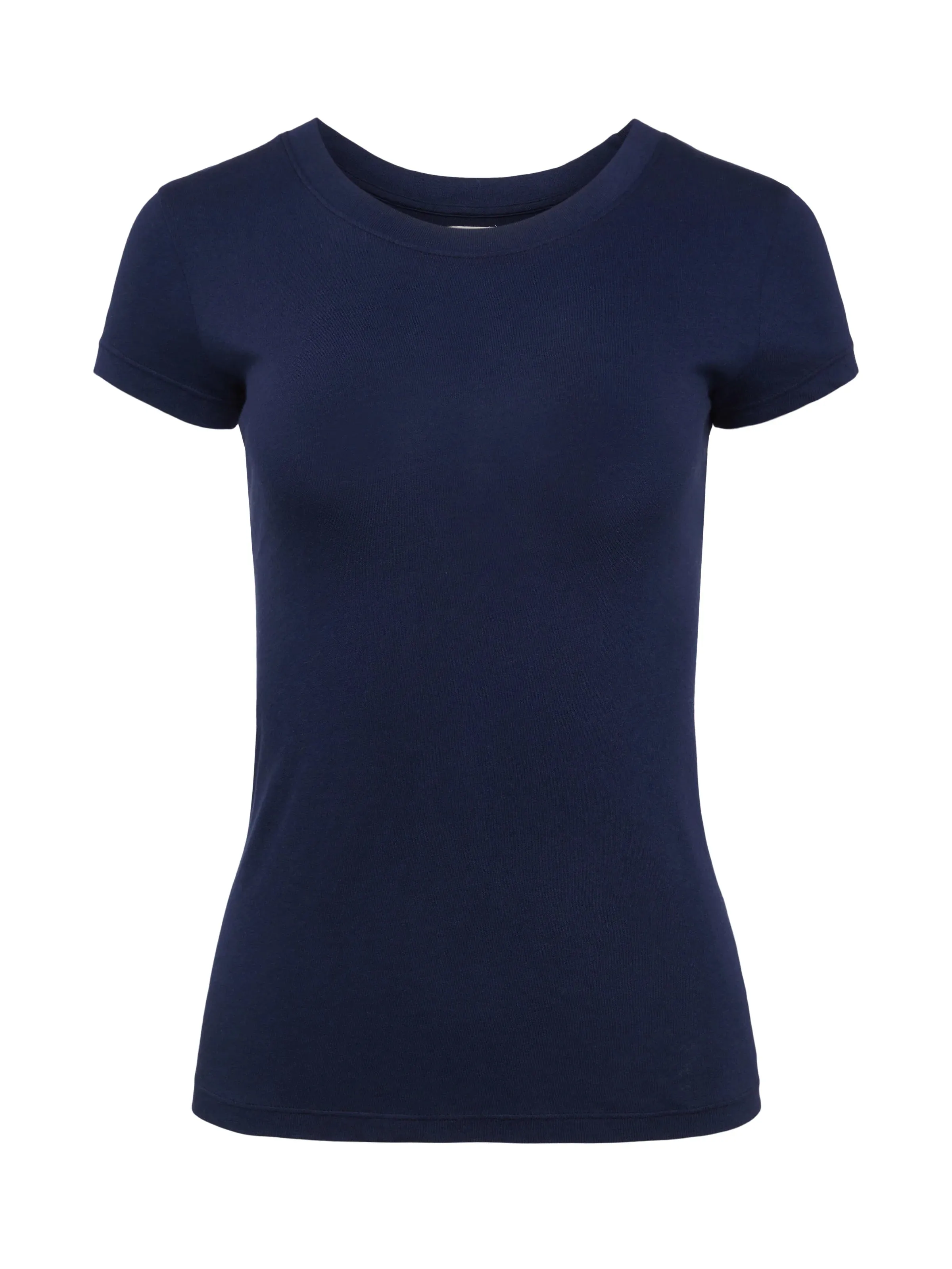 L'AGENCE CORY CREW NECK TEE ReflectiveTrimDetails BondedSeams