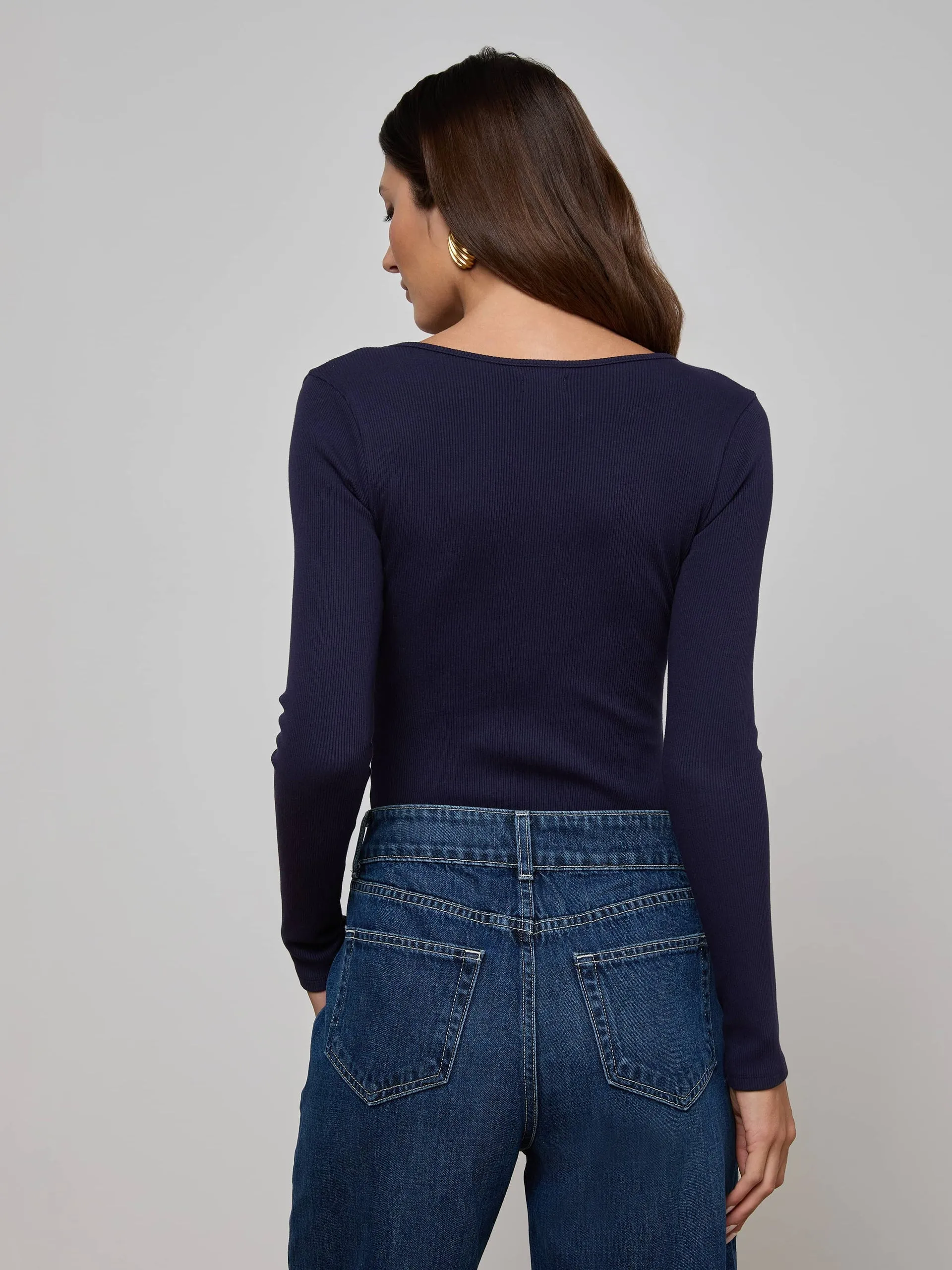 Odor Neutralizing Technology Bohemian style L'AGENCE ELARA L/S SCOOP NK BDYST