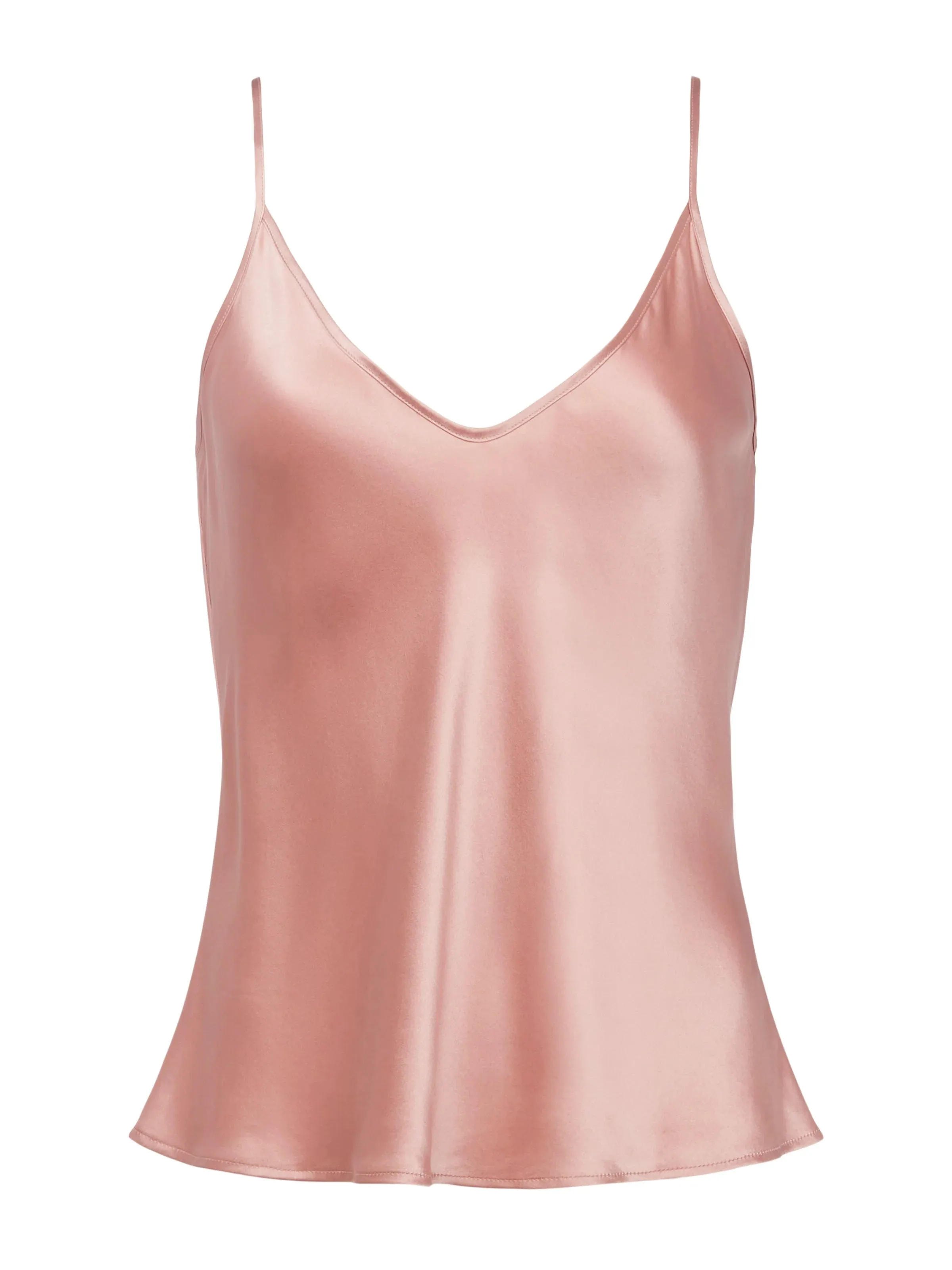 FourWay Stretch Fabric Raw Edge Detail L'AGENCE LEXI CAMISOLE