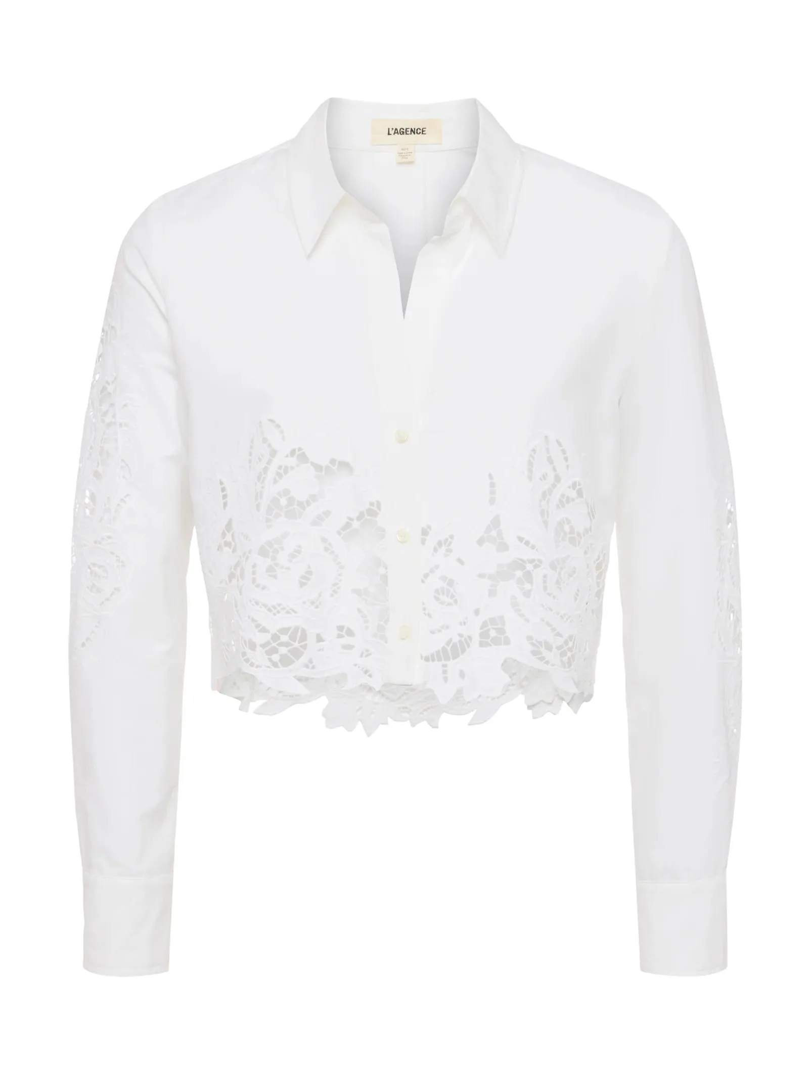 L'AGENCE SEYCHELLE CROPPED BUTTONDOWN CollapsibleFrame