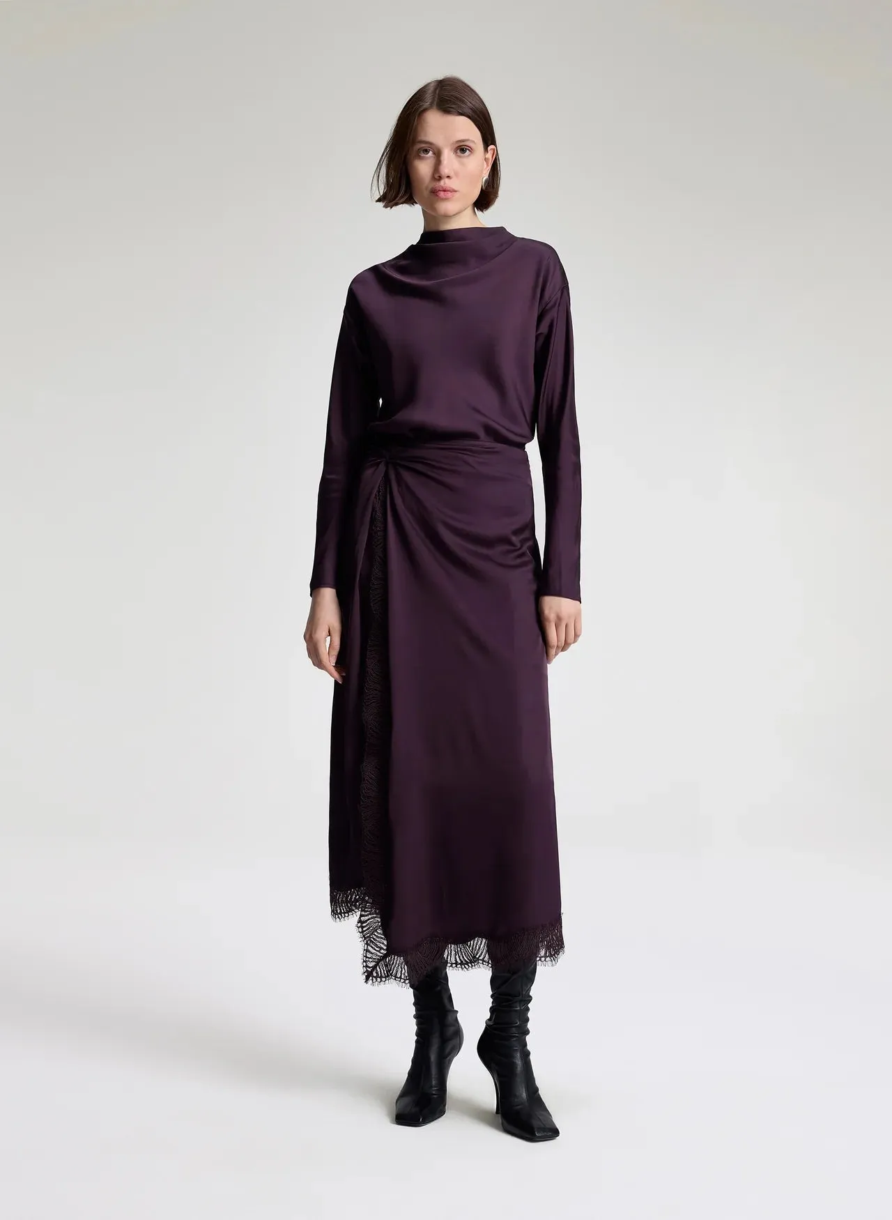 A.L.C. BELLA SKIRT WindproofBarrierTechnology Tapered Side Panels