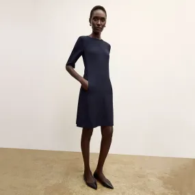 Comfy Layer Garment Dyed Finish Emily Dress - Recycled WonderTex :: Midnight