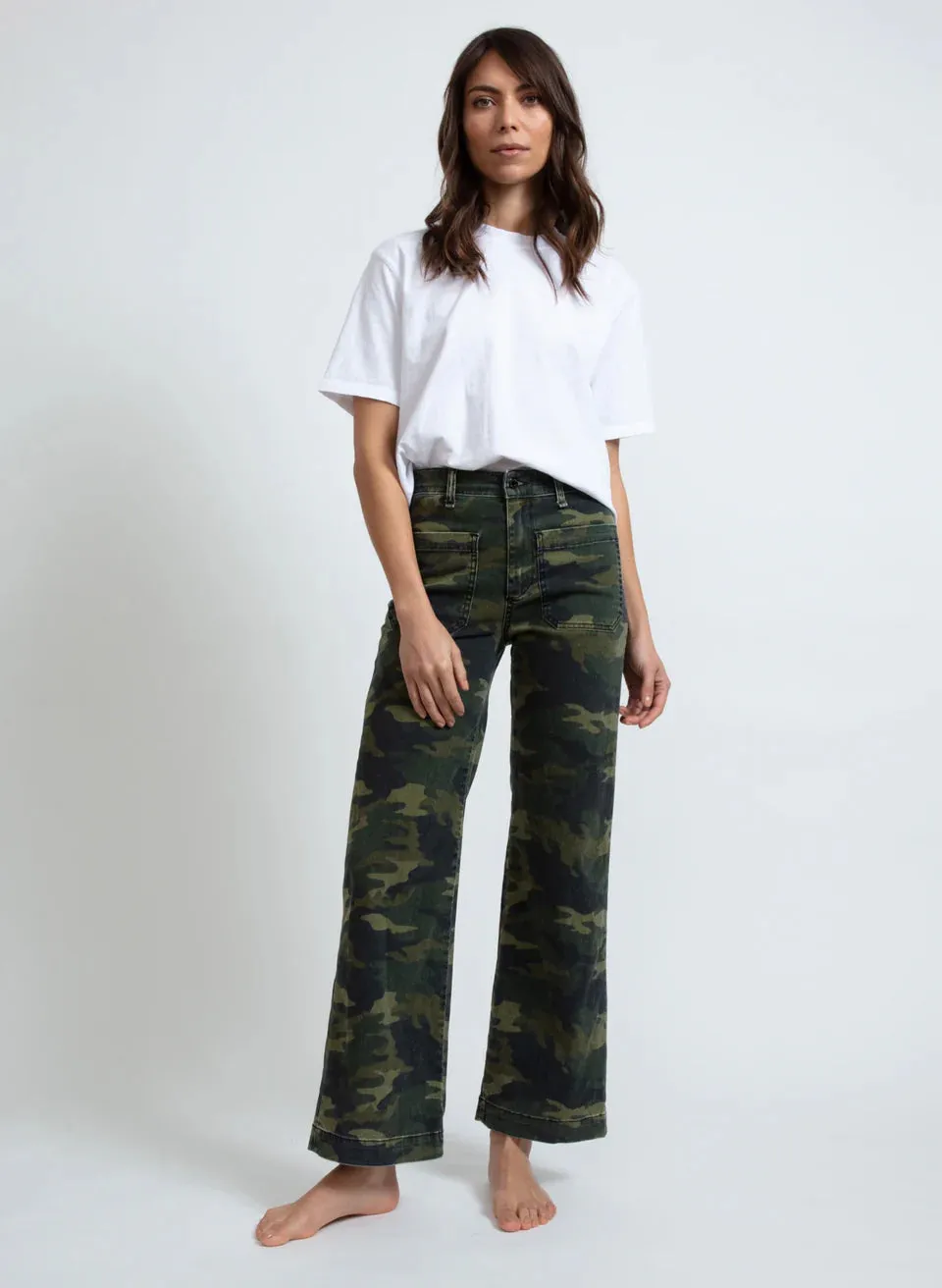ZeroWasteProduction Oversized Silhouette ASKKNY SAILOR CAMO PANT