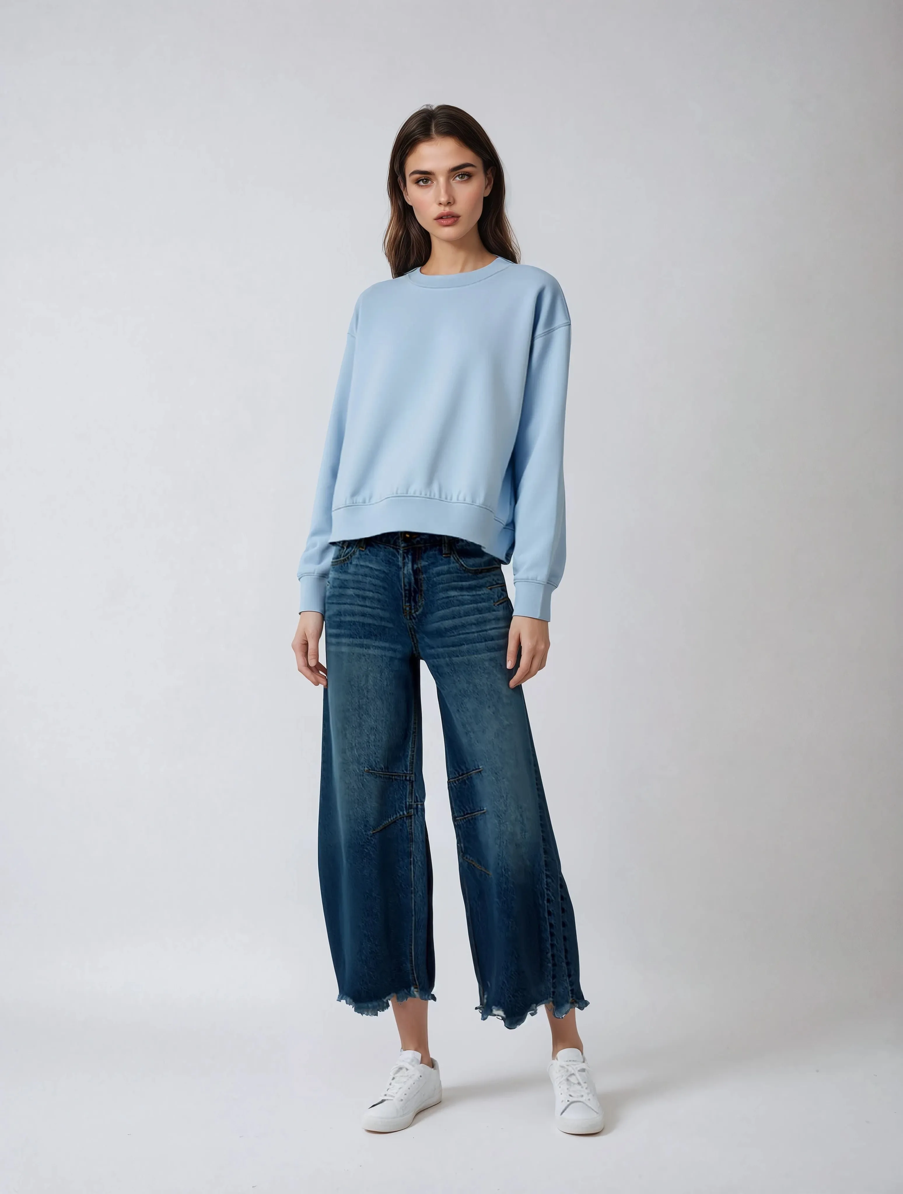 Lennox Barrel Crop Jean Artist Vibe Weekend Warrior Gym Ready Comfy Touch