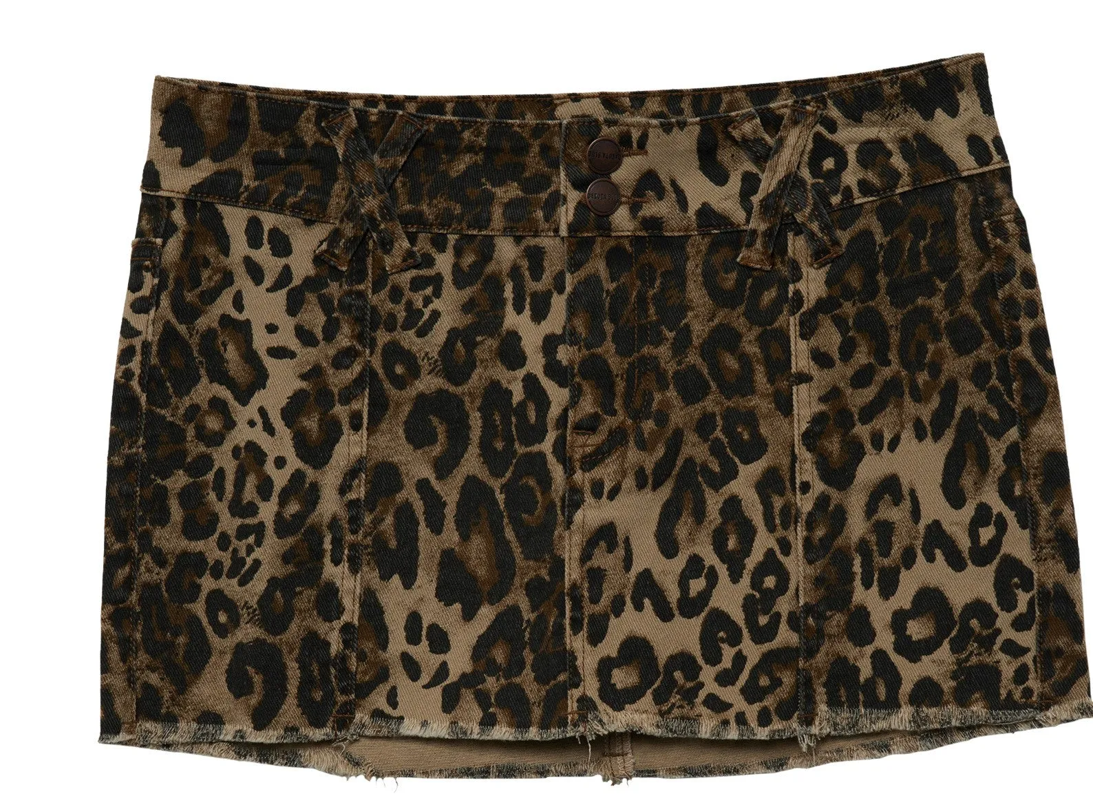 Leopard Luxe Mini Skirt Odor Control Fabric AbrasionGuardTape