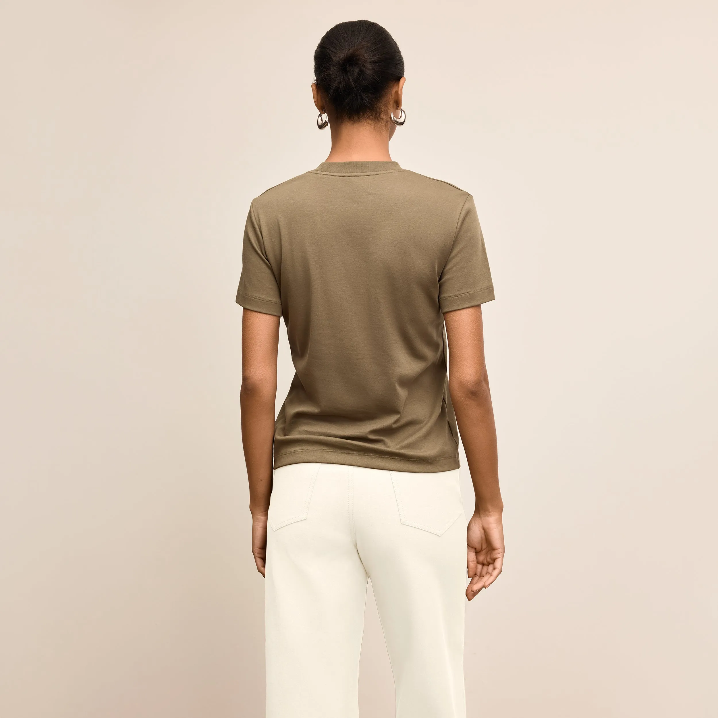 Versatile Trend Versatile Style Leslie Classic T-Shirt - Organic Pima Cotton :: Caraway