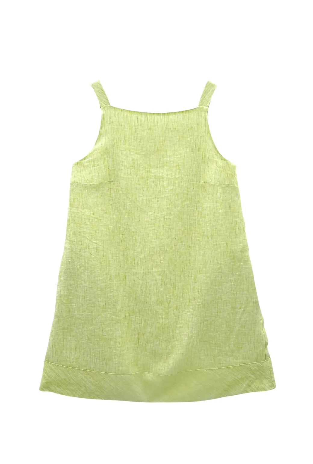 Convertible Style Active Wear Buru x Megan Stokes The Megan MINI Dress - Green Apple Linen