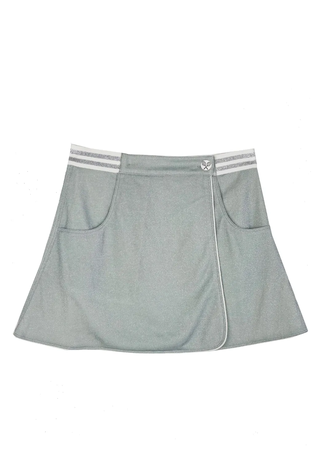 Comfy Waistband QuickDryTechnology SAMPLE - Reversible Tennis Skirt - Whites