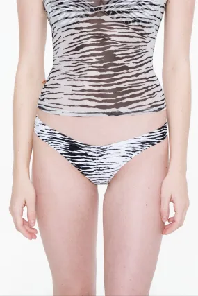 BAMBI BIKINI BOTTOM - ZEBRA Quick-Dry Fabric
