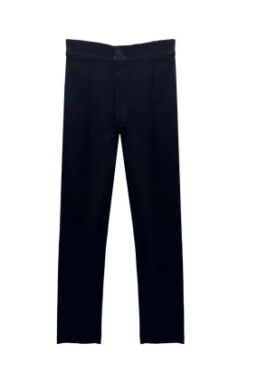 Buru x Kristin Kennedy Cropped Cigar Pant - Black Professional Wear Easy Wear
