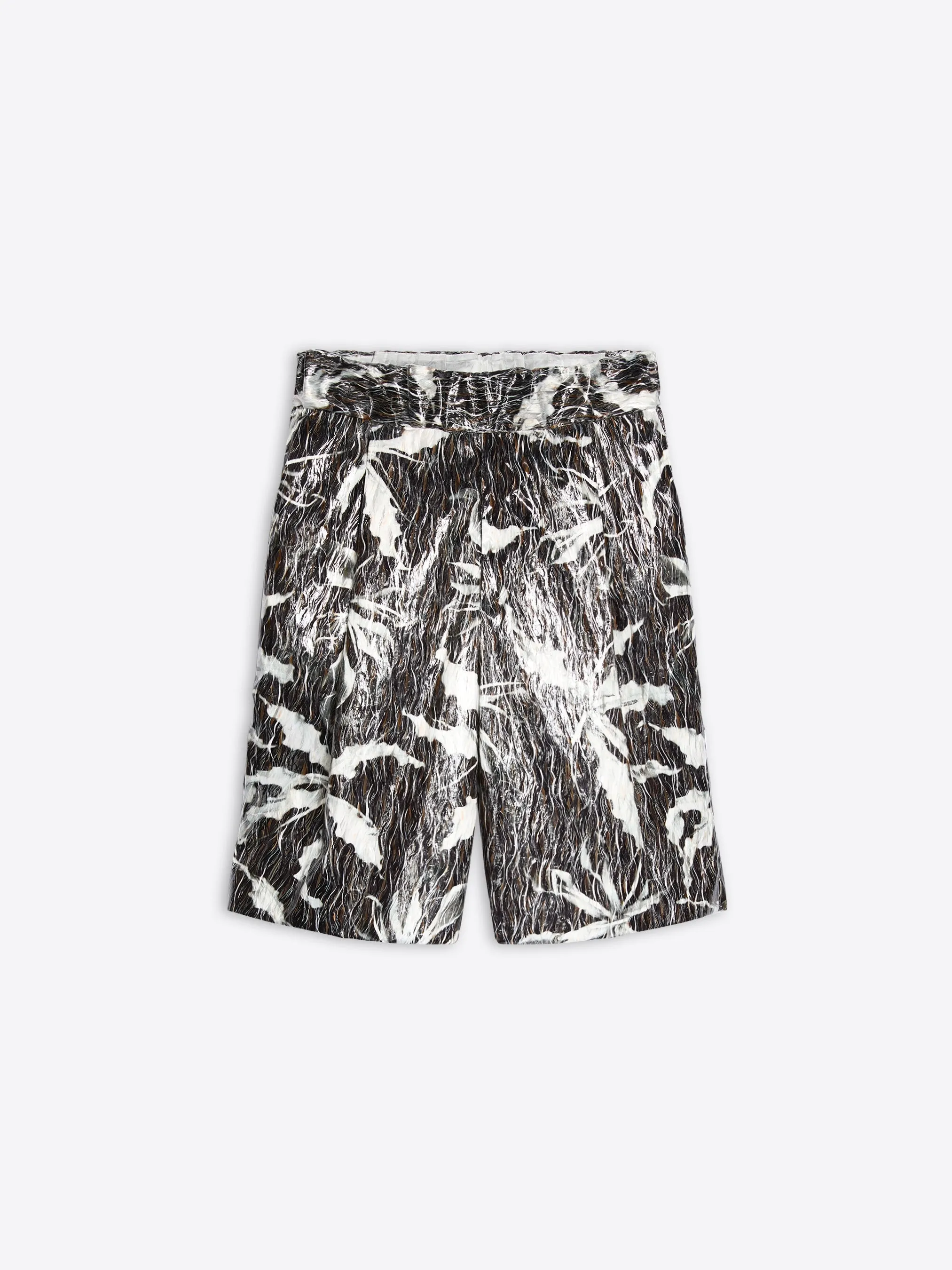 SelfFabric Binding Snag Free Fabric Printed bermuda shorts