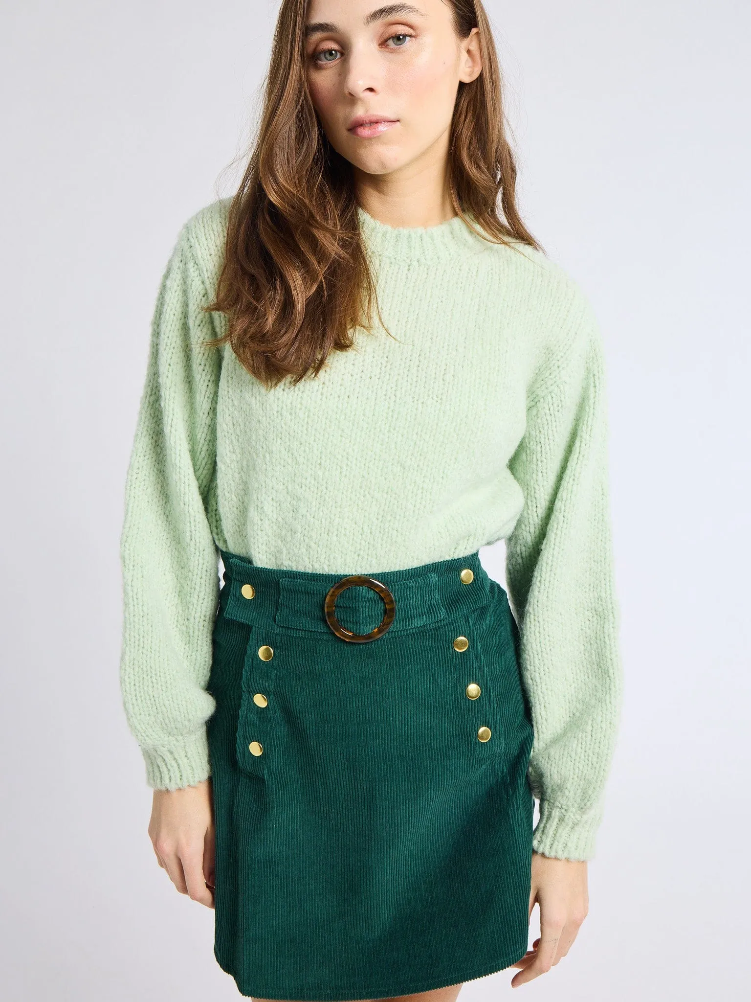 Comfort Innovation Non Irritating Edges Lorelei Skirt in Spruce Cord