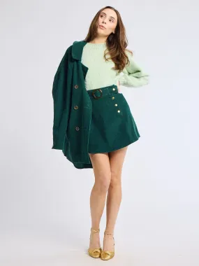 Machine washable Contemporary Mood Lorelei Skirt in Spruce Cord