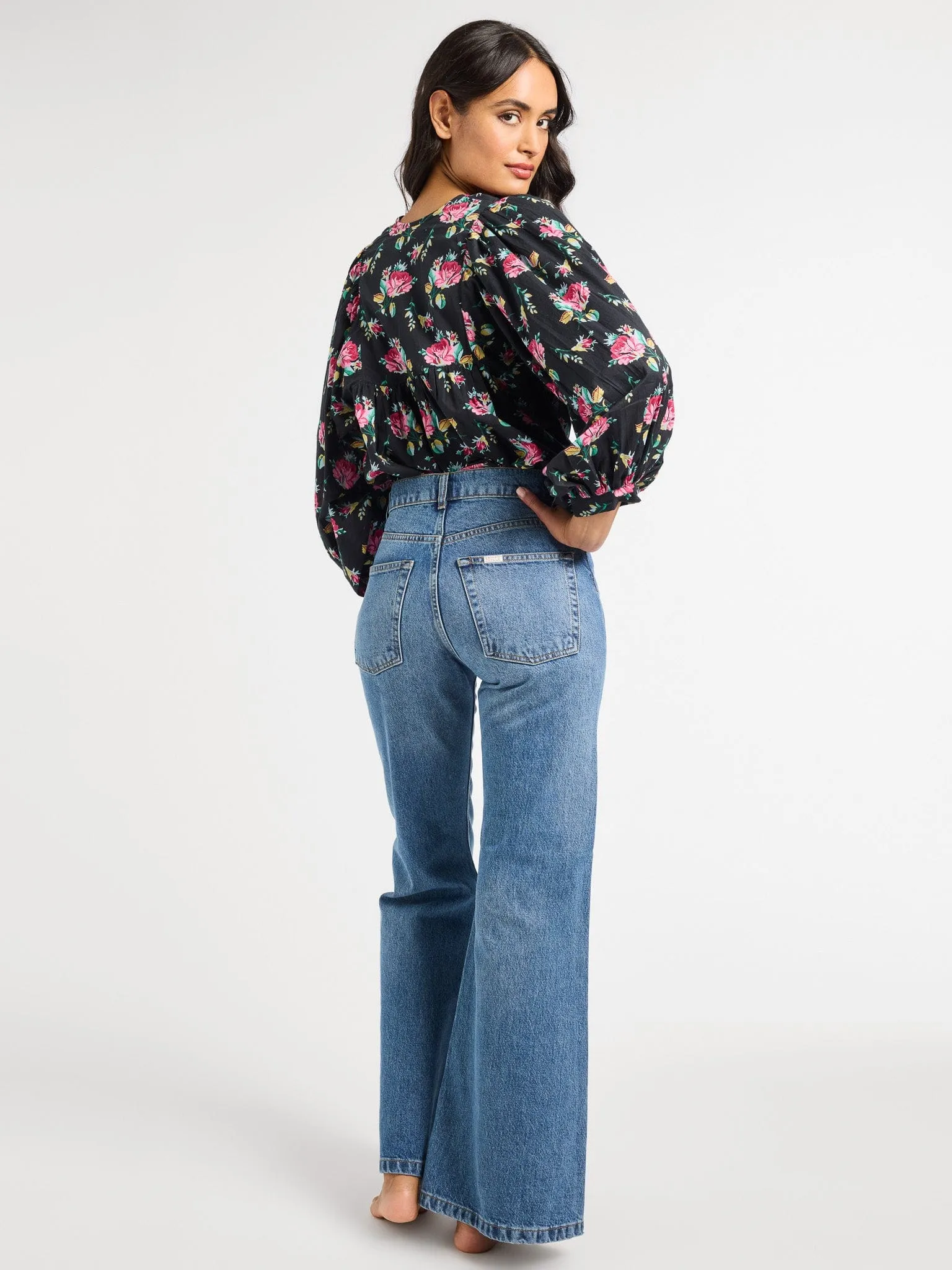 Cool Weather Charlie Top in Corsage