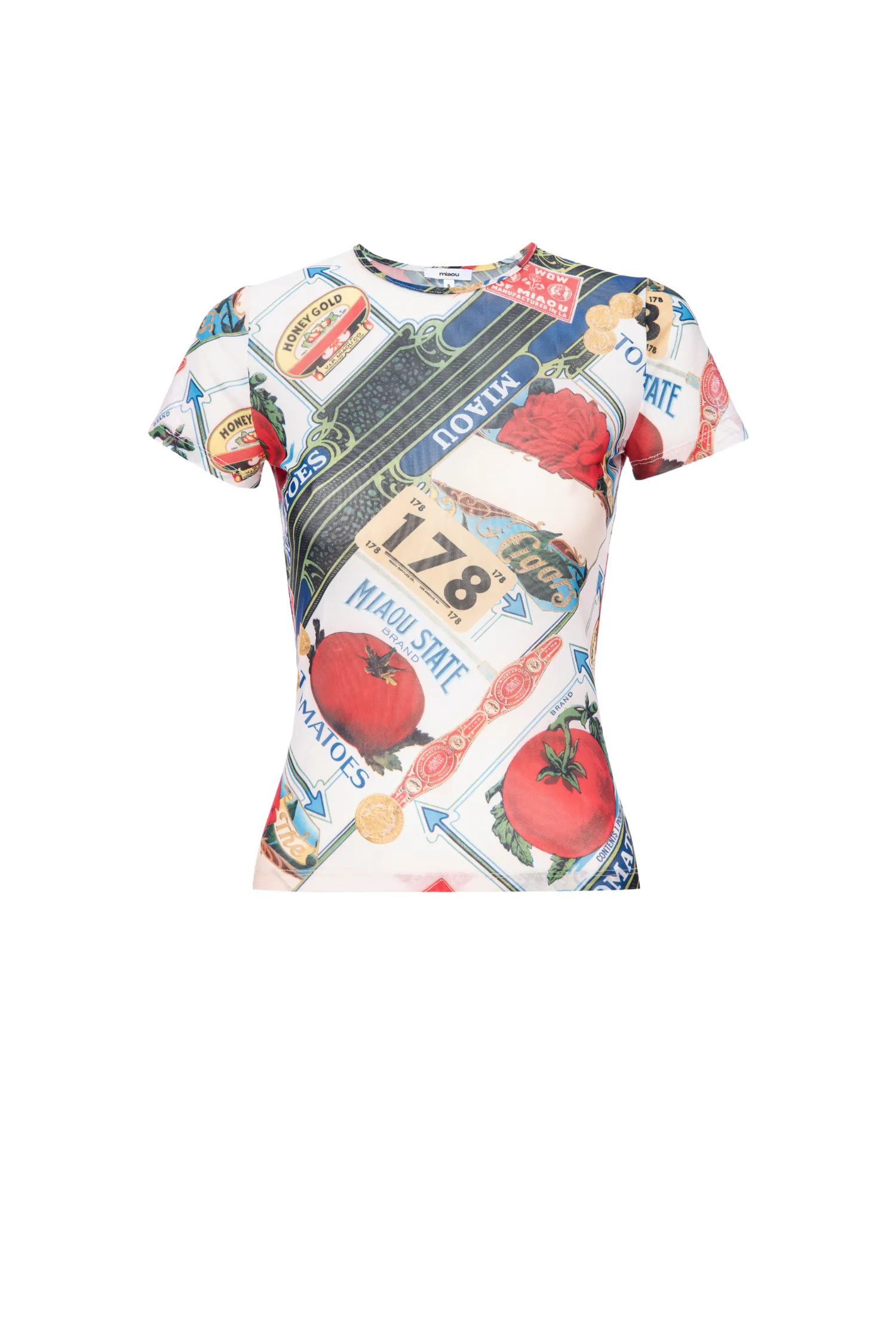 FrictionResistantEdges Light Fabric MESH MINI TEE - FIGARO