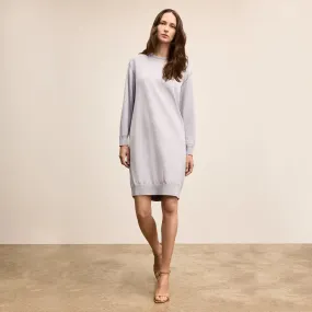 Eve Sweater Dress - Cotton Silk Knit :: Powder Blue Biodegradable Fabric