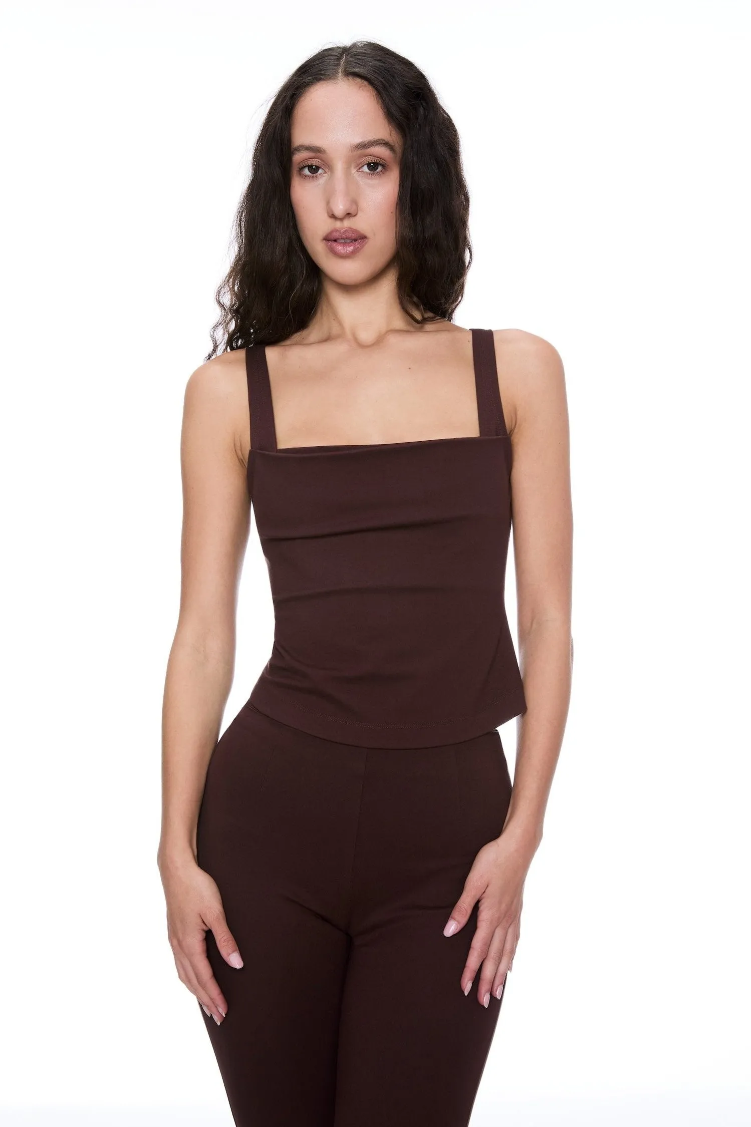 LUNA TOP - CHOCOLATE Adjustable Collar System TemperatureRegulating