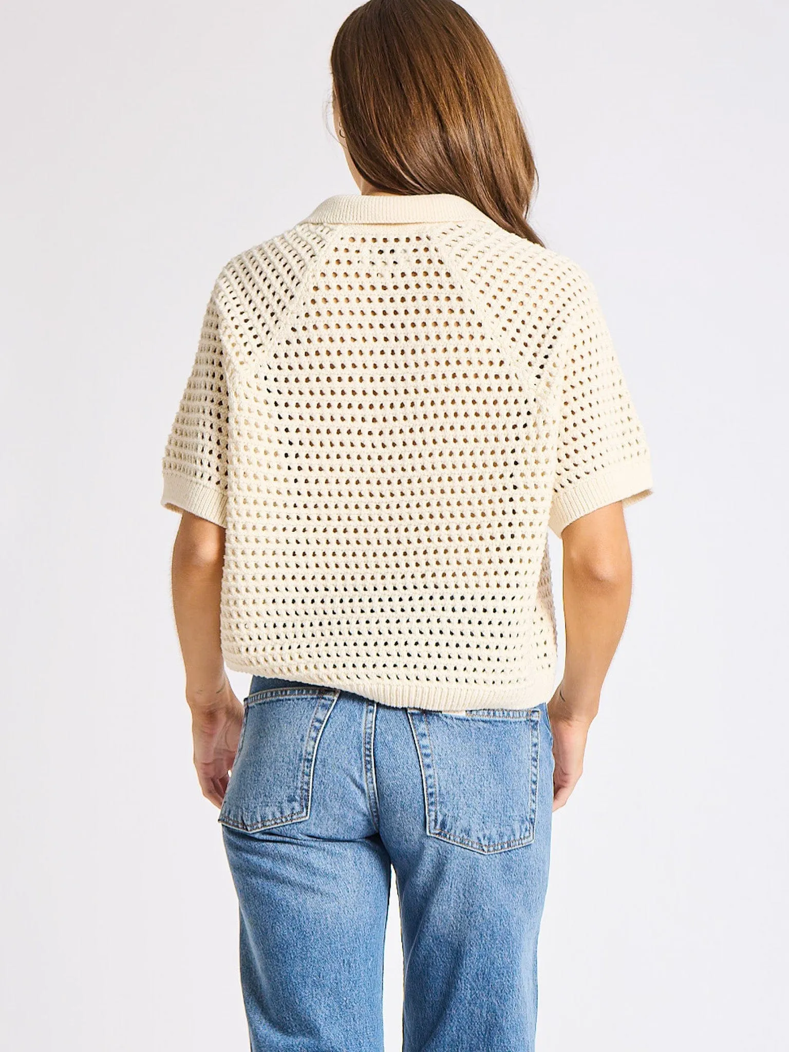 Mabel Henley in Ivory Recycled Material Blend