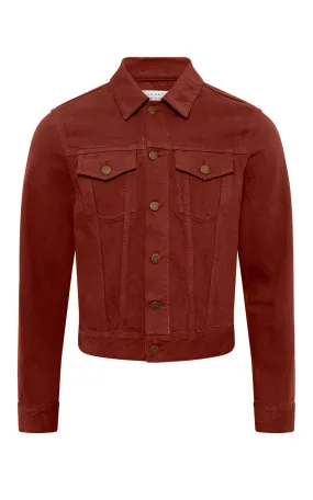 Functional Look Barry Trucker in Burnt Sienna Recycled Cotton Denim