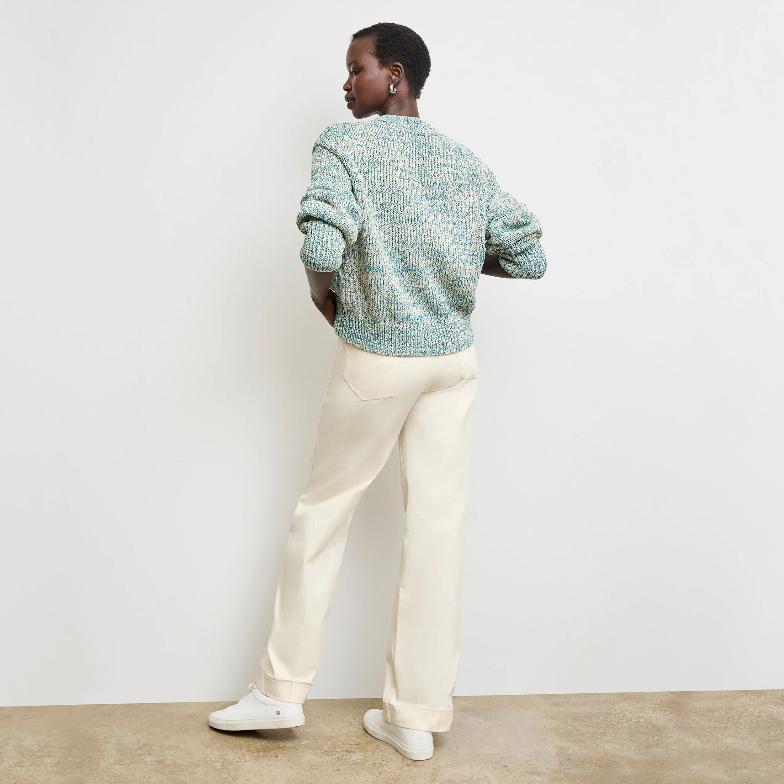 Maura Easy Luxury Sweater - Boucle Sweater :: Multi NonIrritating Seams