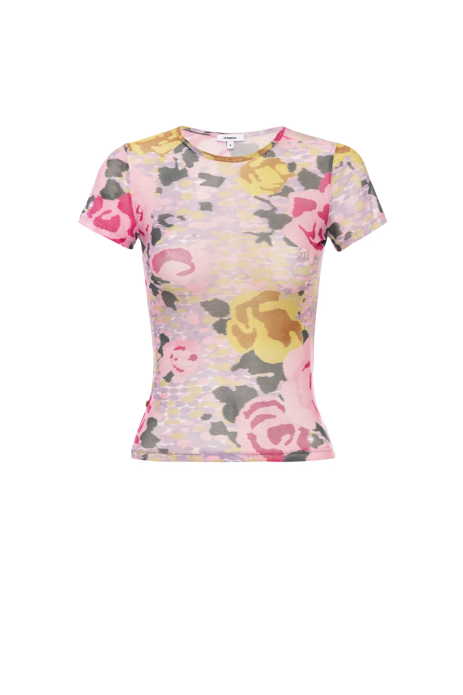MESH MINI TEE - NEON FLORAL Bold Patterns