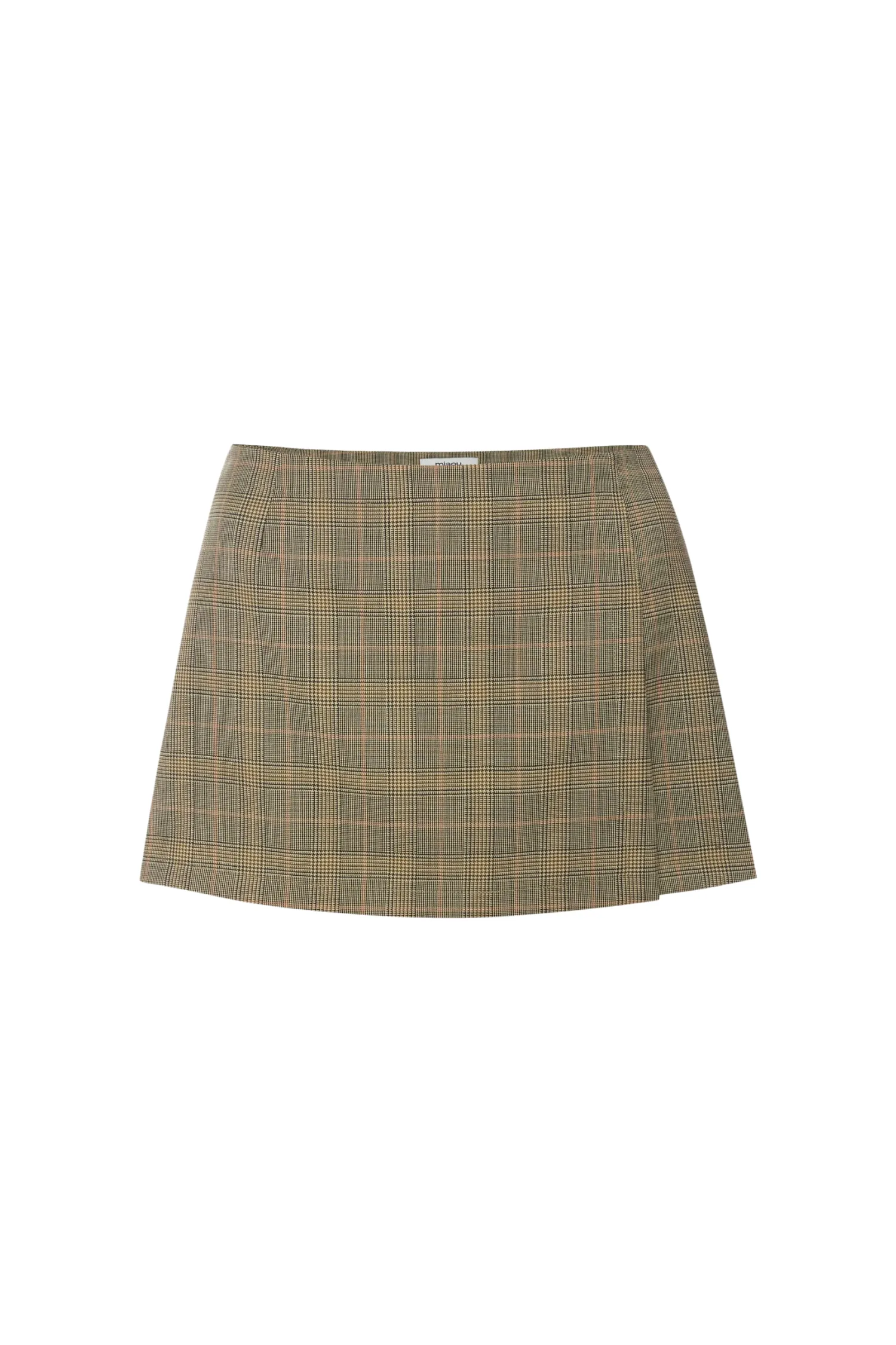 MICRO MINI SKIRT - BROWN CHECK Basic Dress AdvancedAirflowChannels