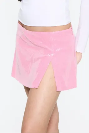 StainRepellentCoating MICRO MINI SKIRT - CANDY
